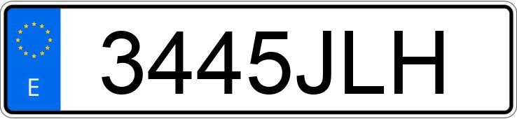 Numer rejestracyjny 3445JLH posiada MERCEDES SPRINTER