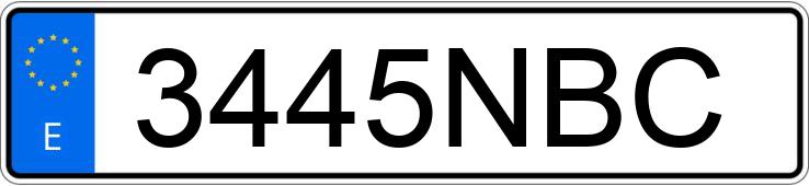 Numer rejestracyjny 3445NBC posiada TESLA MODEL S Numer rejestracyjny 3445NBC posiada TESLA MODEL S