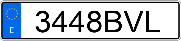 Numer rejestracyjny 3448BVL posiada OPEL ASTRA