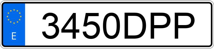 Numer rejestracyjny 3450DPP posiada HONDA S-WING 125