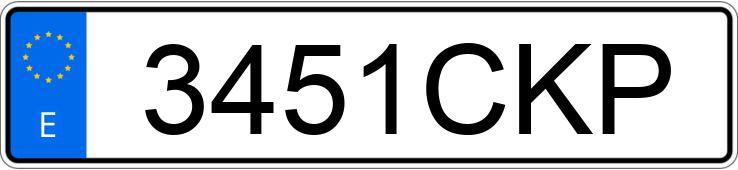 Numer rejestracyjny 3451CKP posiada FORD TRANSIT