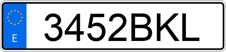 Numer rejestracyjny 3452BKL posiada SEAT LEON