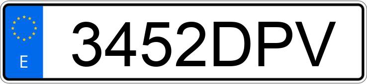 Numer rejestracyjny 3452DPV posiada AUDI A6