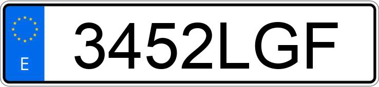 Numer rejestracyjny 3452LGF posiada HARLEY DAVIDSON SOFTAIL