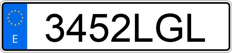 Numer rejestracyjny 3452LGL posiada JEEP CHEROKEE