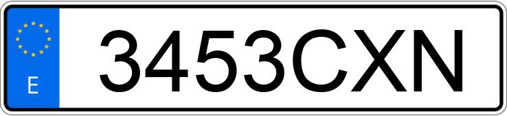 Numer rejestracyjny 3453CXN posiada RENAULT CLIO Numer rejestracyjny 3453CXN posiada RENAULT CLIO