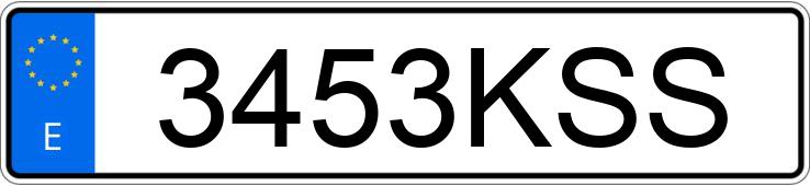 Numer rejestracyjny 3453KSS posiada VOLVO XC40