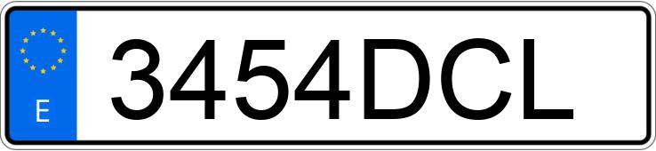 Numer rejestracyjny 3454DCL posiada VOLKSWAGEN GOLF Numer rejestracyjny 3454DCL posiada VOLKSWAGEN GOLF