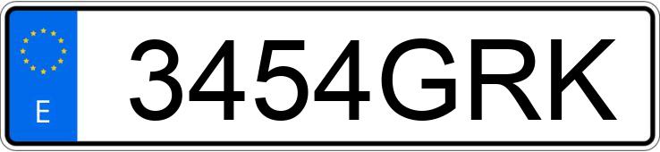 Numer rejestracyjny 3454GRK posiada PEUGEOT 308 Numer rejestracyjny 3454GRK posiada PEUGEOT 308