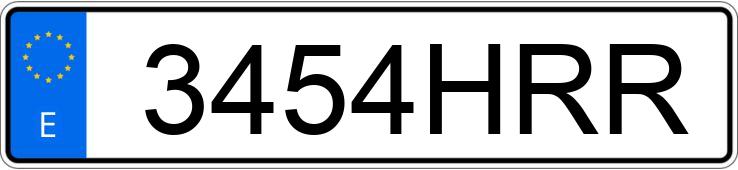 Numer rejestracyjny 3454HRR posiada TOYOTA PRIUS Numer rejestracyjny 3454HRR posiada TOYOTA PRIUS