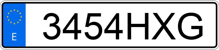 Numer rejestracyjny 3454HXG posiada MERCEDES C (205)