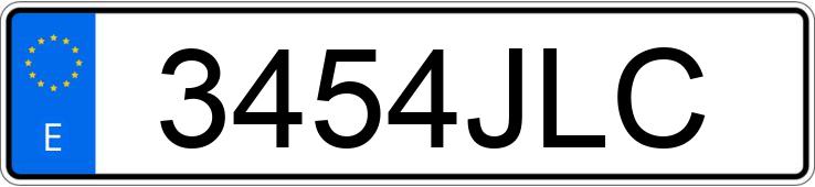 Numer rejestracyjny 3454JLC posiada MERCEDES CLA (117)