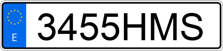 Numer rejestracyjny 3455HMS posiada OPEL CORSA