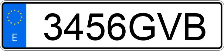 Numer rejestracyjny 3456GVB posiada CITROEN C4 PICASSO 5PZ