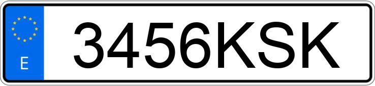 Numer rejestracyjny 3456KSK posiada BMW SERIE 2