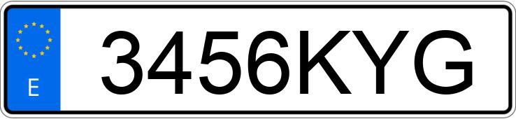 Numer rejestracyjny 3456KYG posiada BMW SERIE 5 G30 520DA