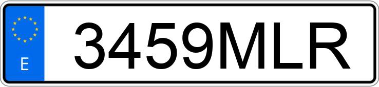 Numer rejestracyjny 3459MLR posiada BMW SERIE 3