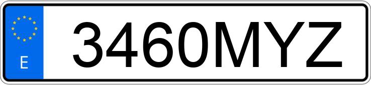 Numer rejestracyjny 3460MYZ posiada RENAULT KADJAR