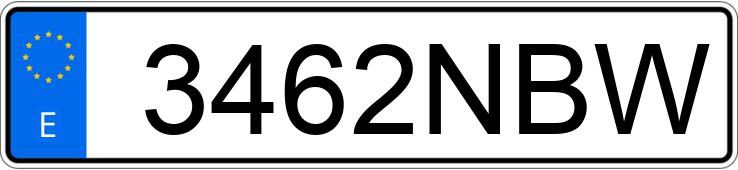 Numer rejestracyjny 3462NBW posiada RENAULT KANGOO MAXI Numer rejestracyjny 3462NBW posiada RENAULT KANGOO MAXI