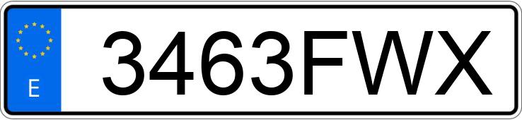 Numer rejestracyjny 3463FWX posiada PEUGEOT 206 Numer rejestracyjny 3463FWX posiada PEUGEOT 206