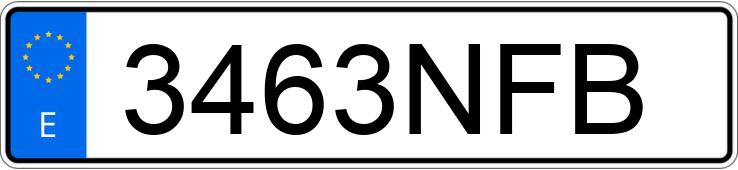 Numer rejestracyjny 3463NFB posiada MERCEDES GLE (167)