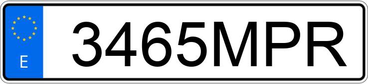 Numer rejestracyjny 3465MPR posiada SEAT ARONA