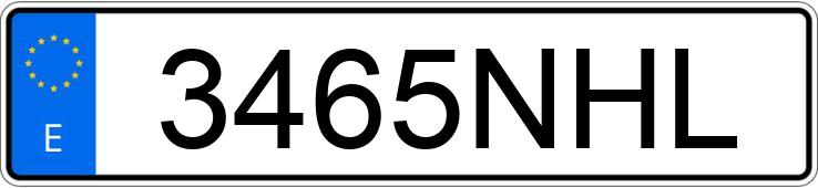Numer rejestracyjny 3465NHL posiada PEUGEOT 2008 Numer rejestracyjny 3465NHL posiada PEUGEOT 2008