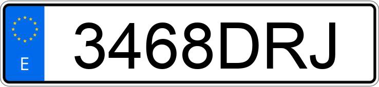 Numer rejestracyjny 3468DRJ posiada SEAT LEON