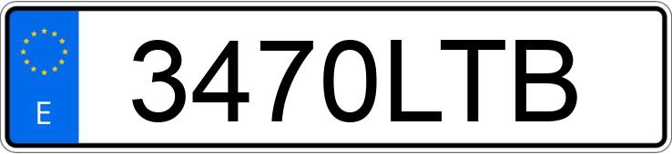 Numer rejestracyjny 3470LTB posiada SEAT IBIZA FR 1.0 TSI 110 S&S