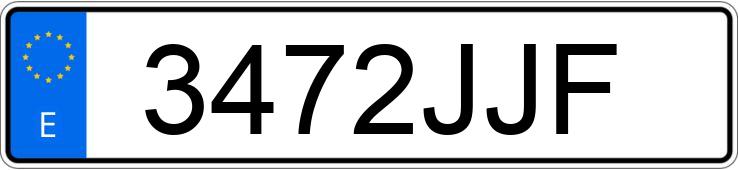 Numer rejestracyjny 3472JJF posiada OPEL ASTRA