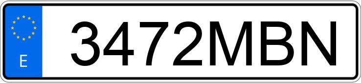 Numer rejestracyjny 3472MBN posiada NISSAN QASHQAI