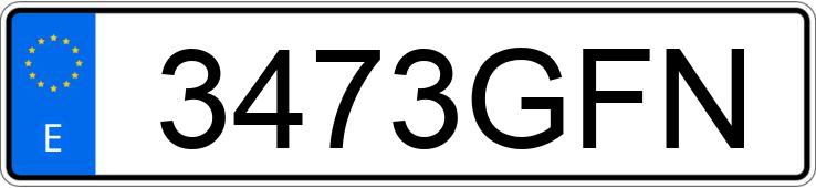 Numer rejestracyjny 3473GFN posiada NISSAN QASHQAI Numer rejestracyjny 3473GFN posiada NISSAN QASHQAI