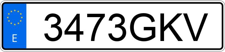 Numer rejestracyjny 3473GKV posiada FORD FOCUS