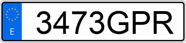 Registreringsnummeret 3473GPR har AUDI A4