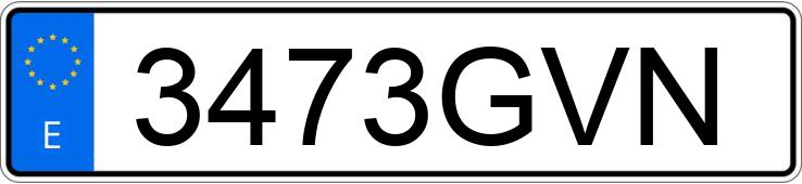 Numer rejestracyjny 3473GVN posiada SEAT LEON
