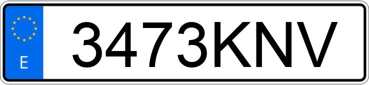 Numer rejestracyjny 3473KNV posiada MAZDA MX-5