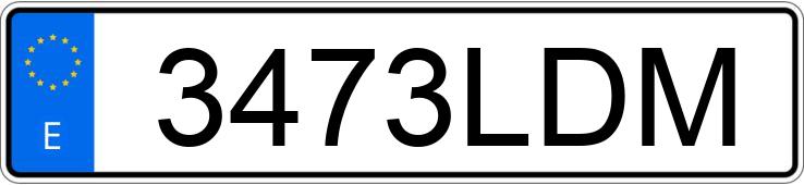 Numer rejestracyjny 3473LDM posiada OPEL GRANDLAND X
