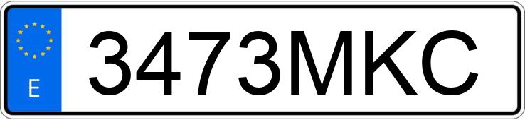 Numer rejestracyjny 3473MKC posiada AUDI Q2