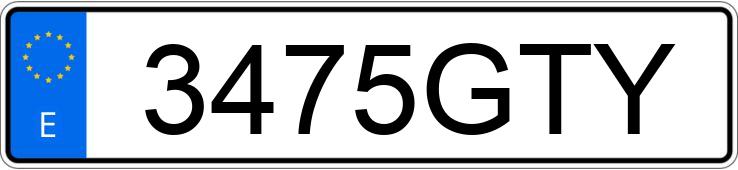 Numer rejestracyjny 3475GTY posiada OPEL CORSA