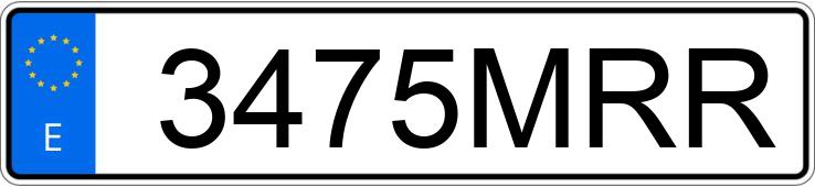 Numer rejestracyjny 3475MRR posiada VOLKSWAGEN TIGUAN ALLSPACE