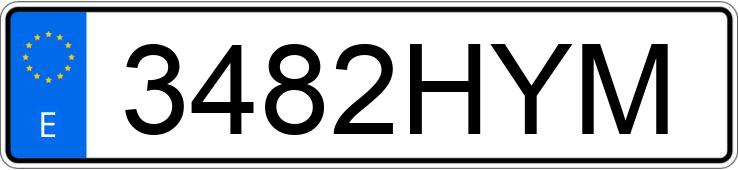 Numer rejestracyjny 3482HYM posiada SKODA SPACEBACK Numer rejestracyjny 3482HYM posiada SKODA SPACEBACK