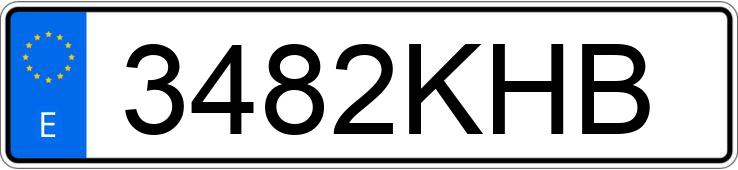 Numer rejestracyjny 3482KHB posiada OPEL CORSA