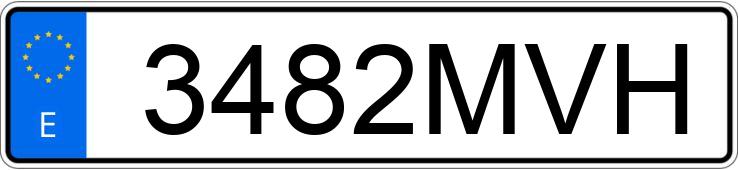 Numer rejestracyjny 3482MVH posiada TOYOTA C-HR