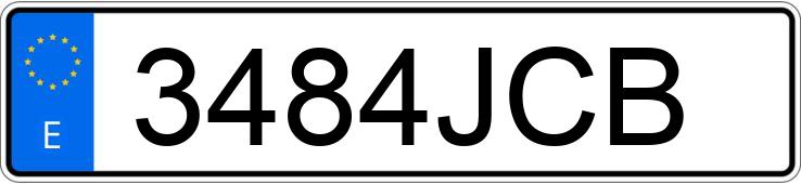 Numer rejestracyjny 3484JCB posiada PEUGEOT 308 STYLE 1.6 HDI