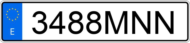 Numer rejestracyjny 3488MNN posiada MERCEDES CLA (118)