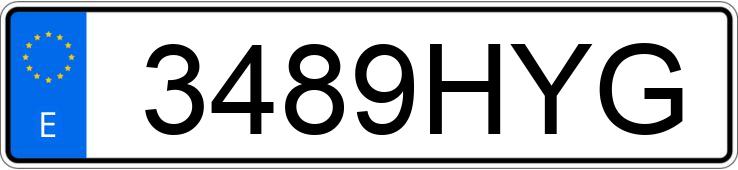 Numer rejestracyjny 3489HYG posiada RENAULT PREMIUM Numer rejestracyjny 3489HYG posiada RENAULT PREMIUM