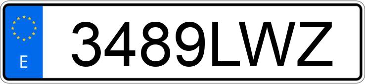 Numer rejestracyjny 3489LWZ posiada BMW SERIE 4 Numer rejestracyjny 3489LWZ posiada BMW SERIE 4