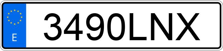 Numer rejestracyjny 3490LNX posiada KIA E-NIRO