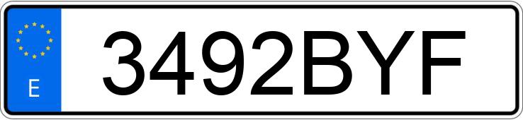 Numer rejestracyjny 3492BYF posiada HYUNDAI TRAJET Numer rejestracyjny 3492BYF posiada HYUNDAI TRAJET