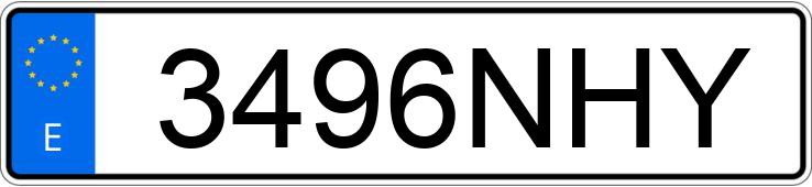 Numer rejestracyjny 3496NHY posiada RENAULT CLIO Numer rejestracyjny 3496NHY posiada RENAULT CLIO